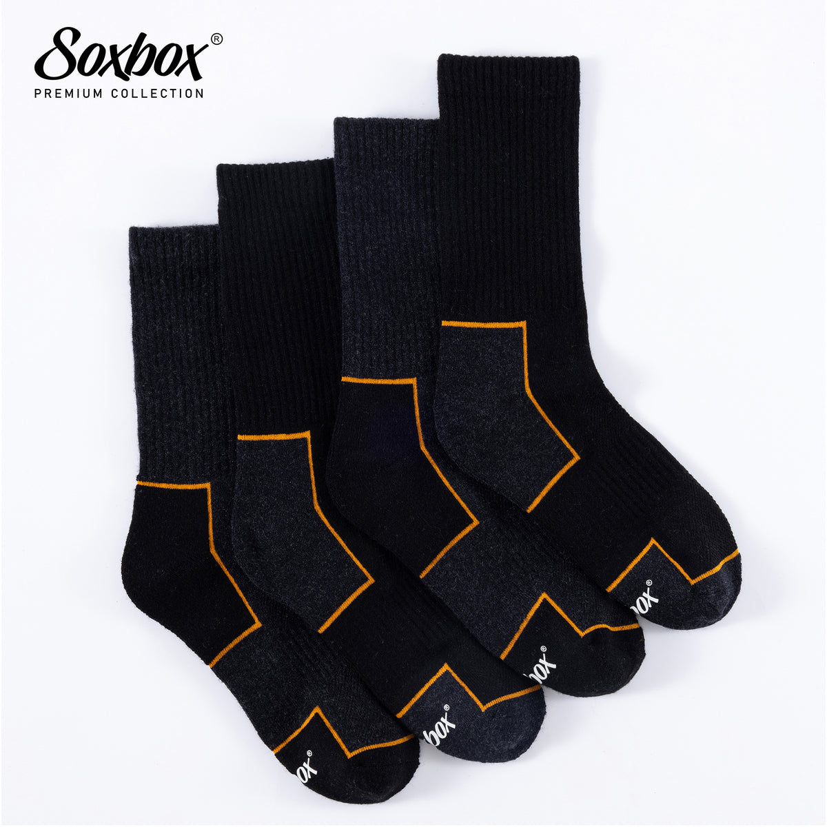 Mens 4PK Soxbox Assorted Thermal Sock