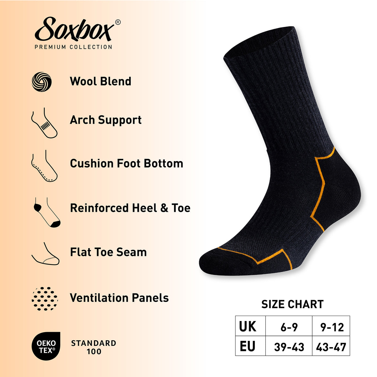 Mens 4PK Soxbox Assorted Thermal Sock