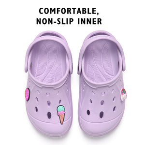 Girls Comfort Lilac Clogs