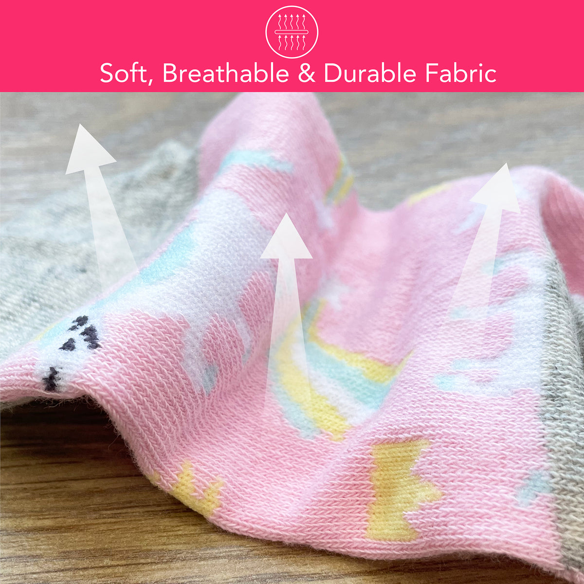 Girls 6PK Princess/Unicorn Invisible Liner Socks