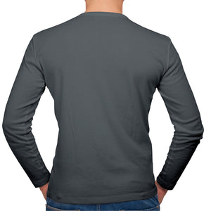 Mens Thermal Underwear Long Sleeve Top Slate Grey