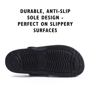 Womens Comfort Black Clogs