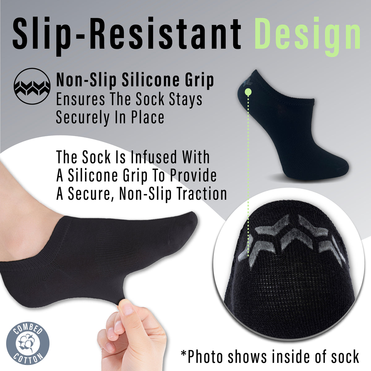 Mens 6pk Low Cut Black Trainer Socks