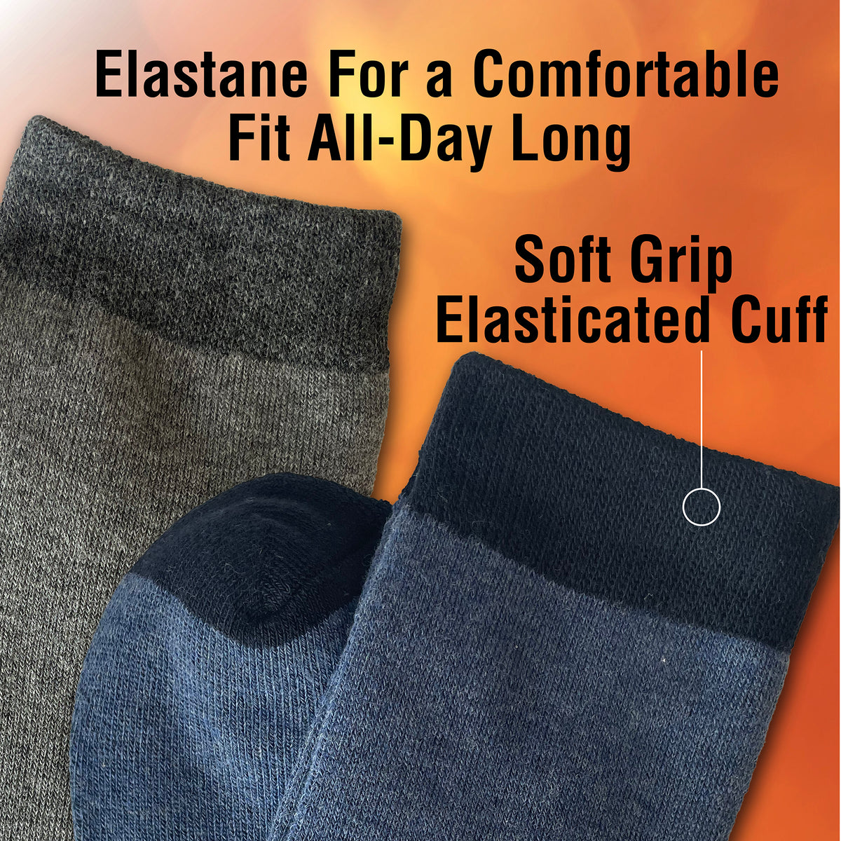 Mens 5 Pack Thermal Socks (Assorted)