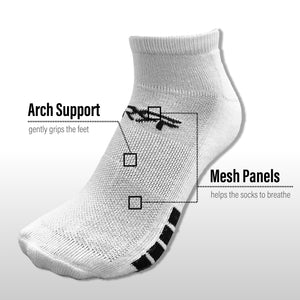 Mens 6PK Low Cut Assorted Sports Socks