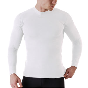 Mens Thermal Underwear High Neck Ivory