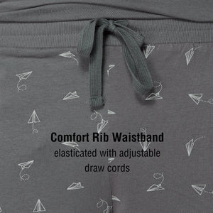 Plane Design Shorty Pyjama Set