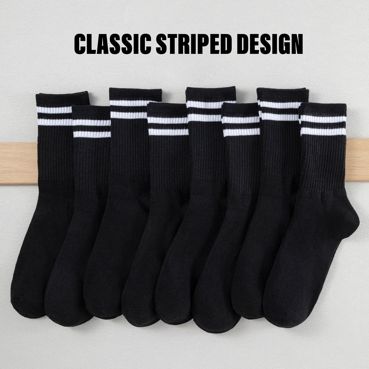 8PK Mens Sports Ankle Socks
