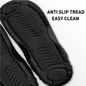 Ladies Fleece Lined Clogs black
