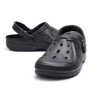 Womens Comfort Black Clogs