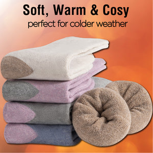 Womens 5 Pack Thermal Socks (Assorted)