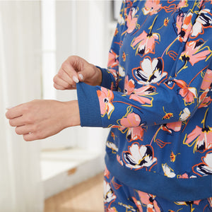 Womens Floral Pyjama Set