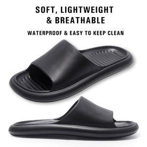 Mens Anti-Slip Adult Sliders (Black)