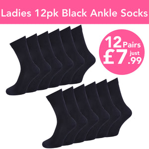 Womens 12 PK Breatheable Anckle Socks