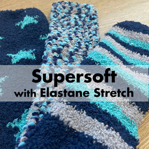 Boys Supersoft Fluffy Cosy Socks 3 Pack
