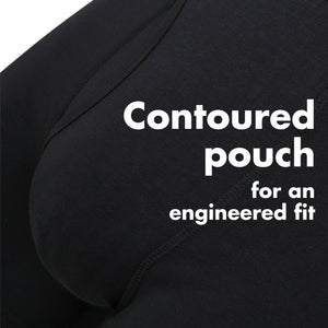 Mens 6pk Black Boxers