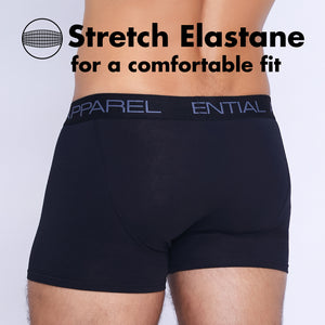 Mens 6pk Black Boxers