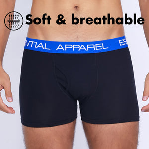 Mens 6pk Black Multicoloured Waistband Hipsters