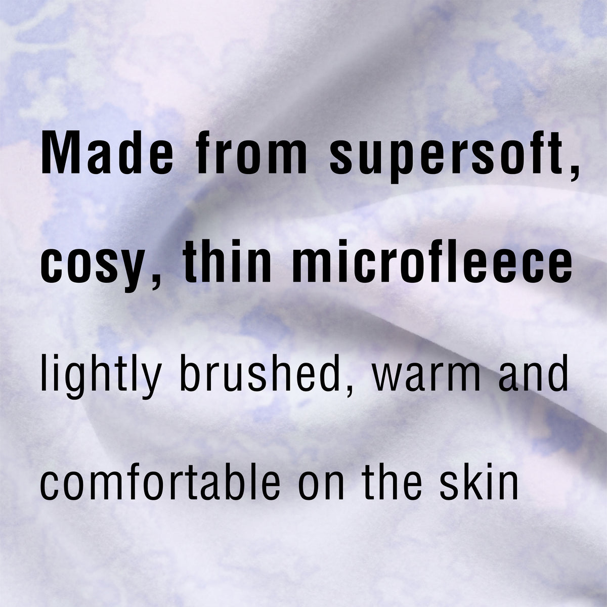Lilac Supersoft Lightweight Fleece Cosy Pyjama Set