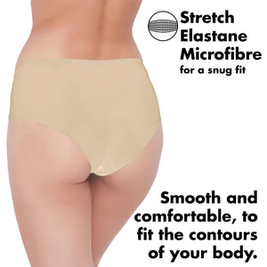Womens 5pk No VPL Short Briefs