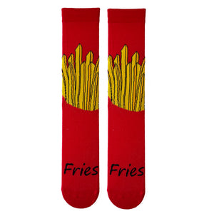Mens Soxbox French Fries Novelty Socks