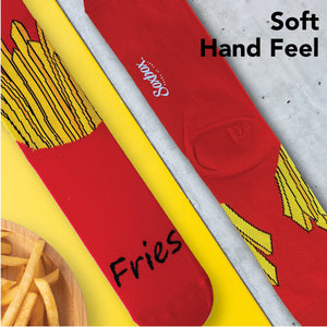 Mens Soxbox French Fries Novelty Socks