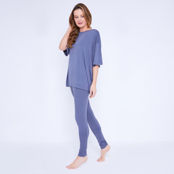 Womens T-Shirt and Leggings Fashion Set Comfortable Loungewear Size S- –  KesleyBoutique