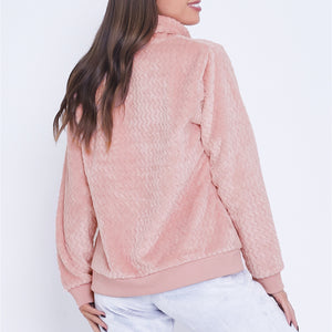 Pink BeBlush Fleece Snuggle Top