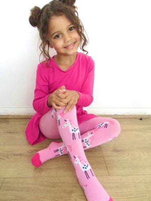 Girls 2PK Unicorn Fine Knit Tights