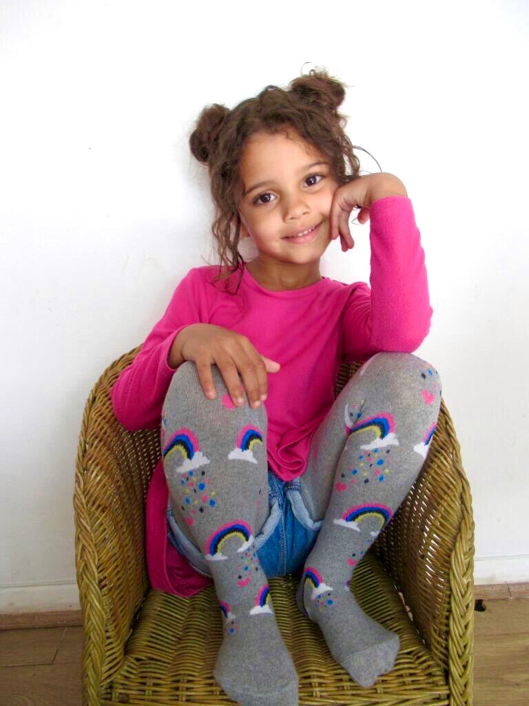 Girls 2PK Unicorn Fine Knit Tights