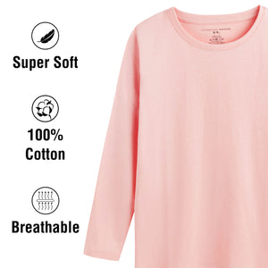 Girls 3pk Pink/Taupe/Olive T- Shirt