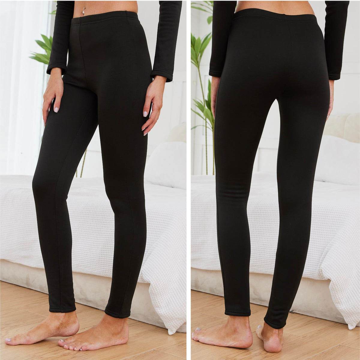 Womens 1 Pack Long Jane (Black)