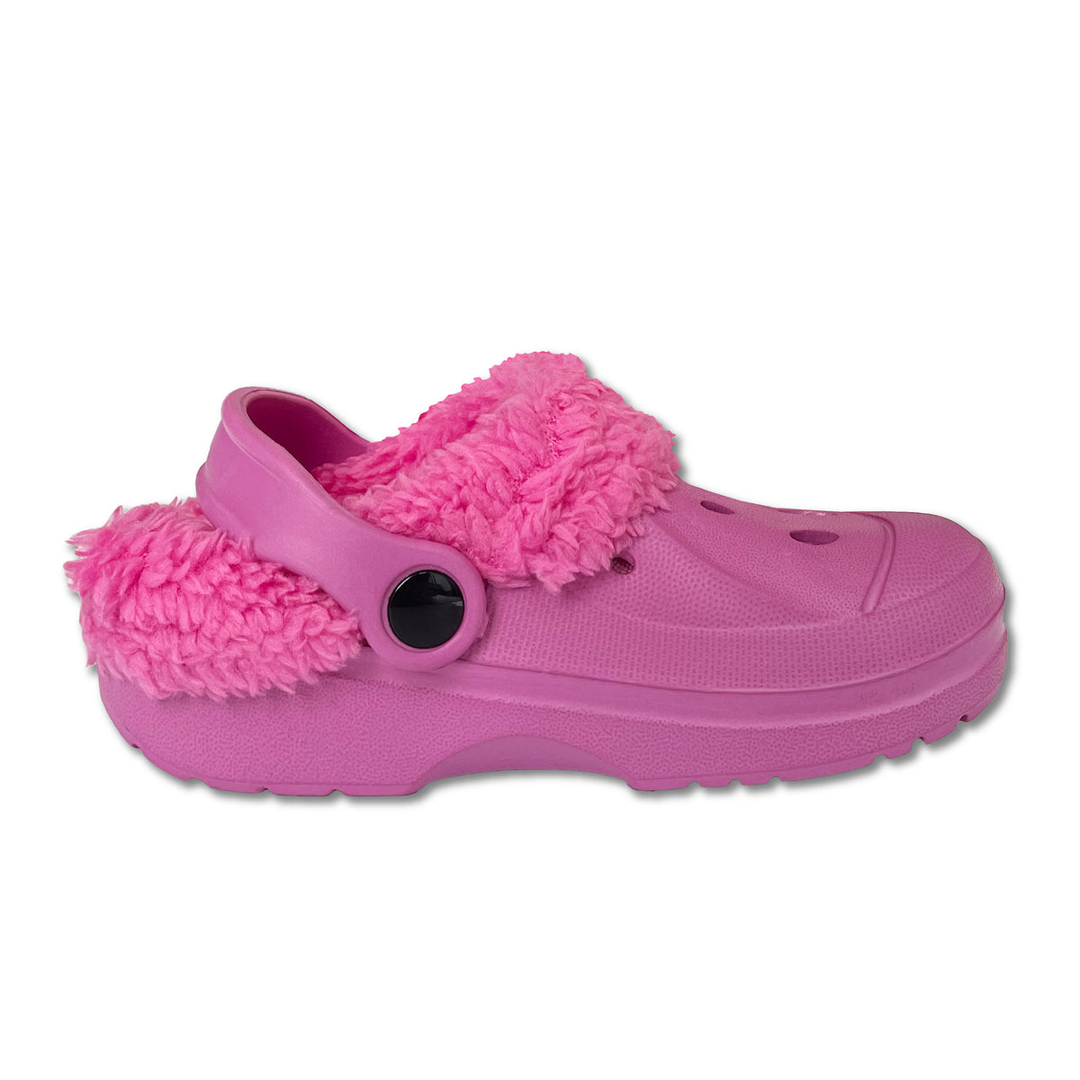Boys Fleece Lined Clogs Berry