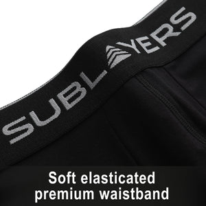 3PK Mens SL Boxer Premium Bamboo Black