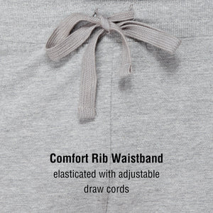 Blue / Grey Marl Long Cuffed Pyjama Set