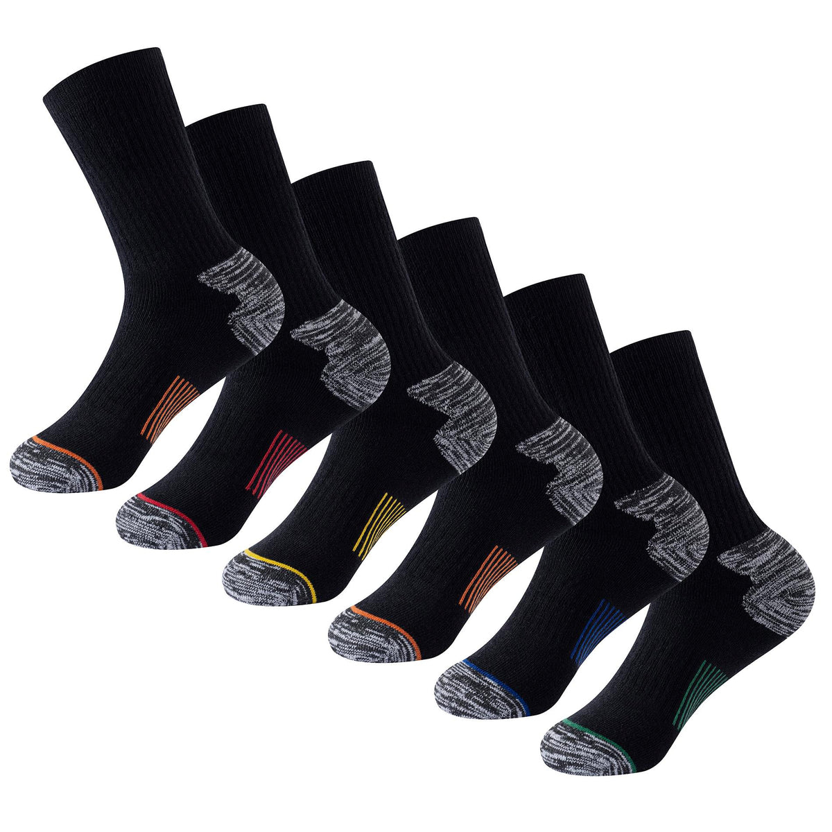 Mens 6PK Thermal Socks  