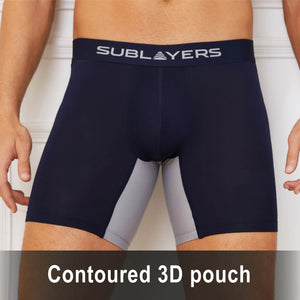 3PK Mens SL Boxer Premium Bamboo Assorted