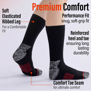 Mens 6PK Thermal Socks  