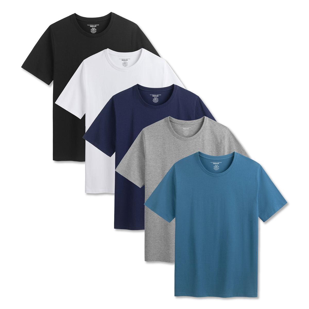 Mens 5 Pack T- Shirt (Classic)