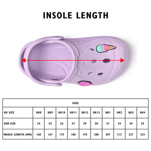 Girls Comfort Pale Pink Clogs 