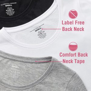 Ladies 3 Pack Basic T- Shirt