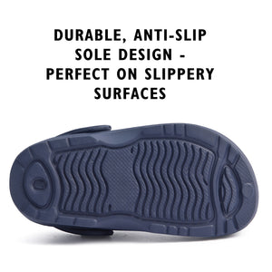 Boys Comfort Navy Clogs 
