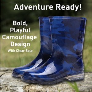 Boys Blue Welly Boots