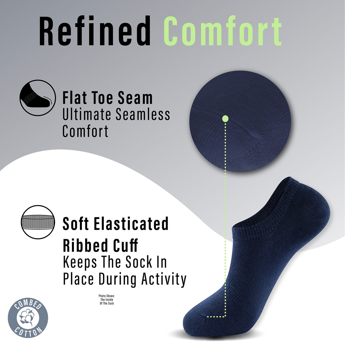 Womens 12 Pack Low Cut Trainer Socks (Assorted)