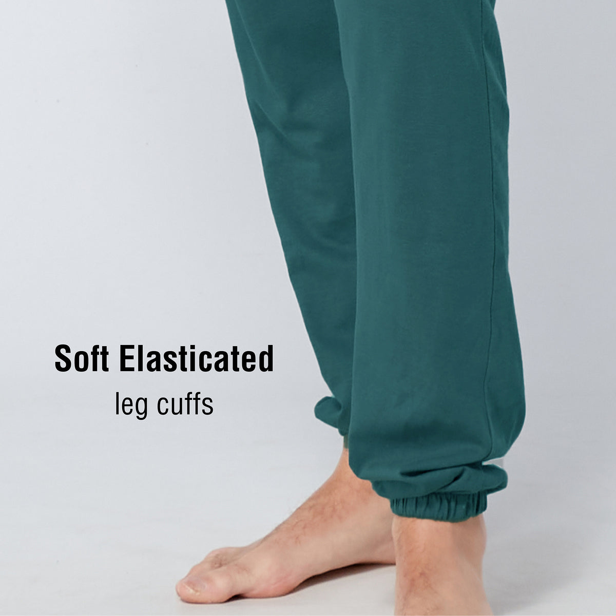 Sage Minimal Print Long Pyjama Set