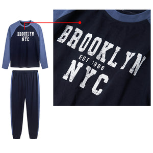 3PK Boys New York LS Long Pyjamas
