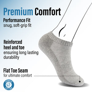Mens 12pk Half Terry Assorted Trainer Socks