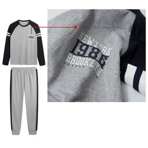 3PK Boys New York LS Long Pyjamas