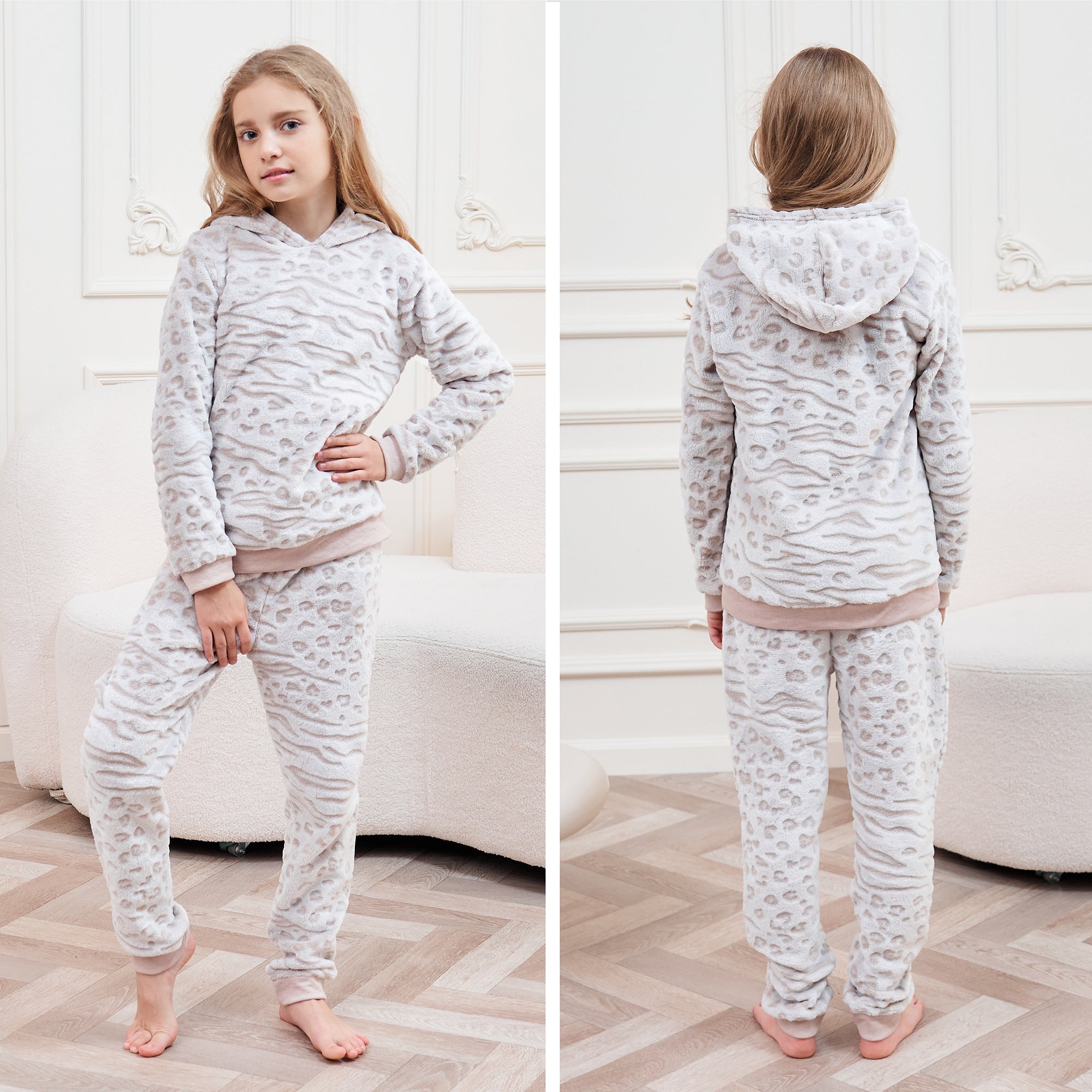 Thick fleece pajamas womens sale