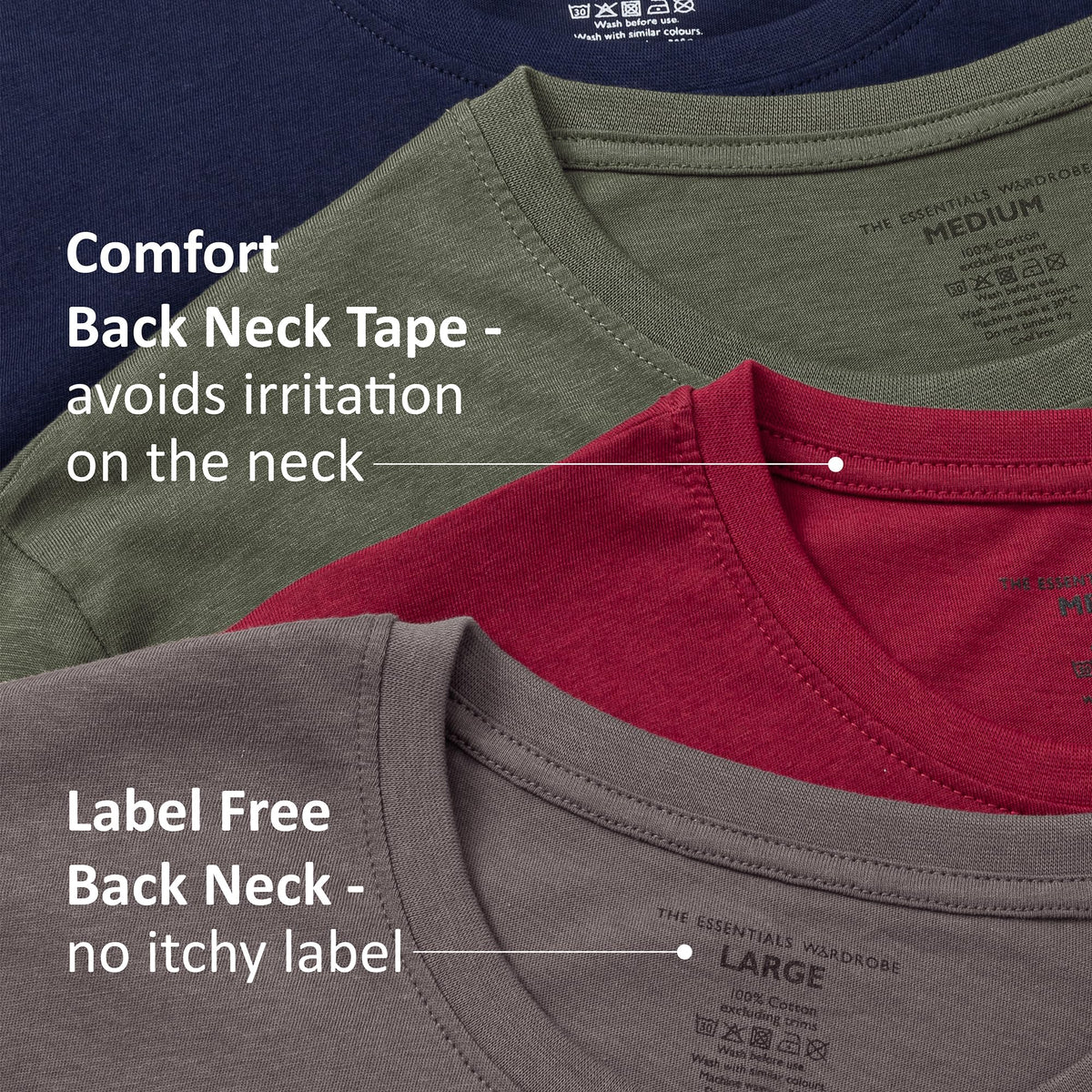 Mens 4 Pack T-Shirt (Assorted)